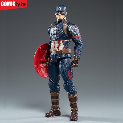 Captain America 14 Inch Marvel Superhero Action Figure Toy with Shield