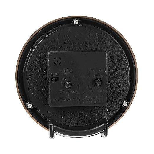 Marvel Alarm Table Clock Analogue Round Shape Alarm Watch Table Clock Small Clock for Study Table