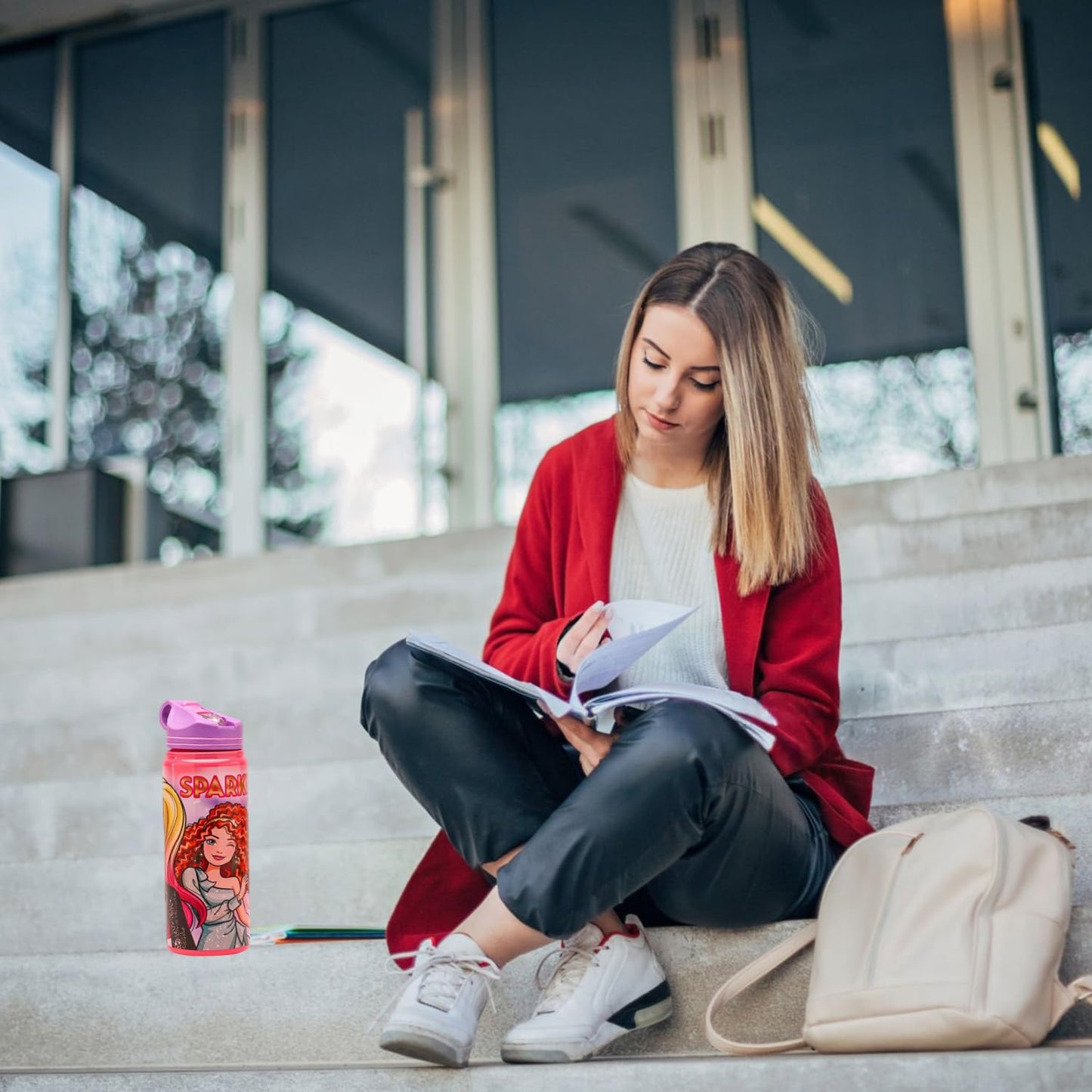 Barbie Double Wall Sipper Water Bottle for Kids & Adults
