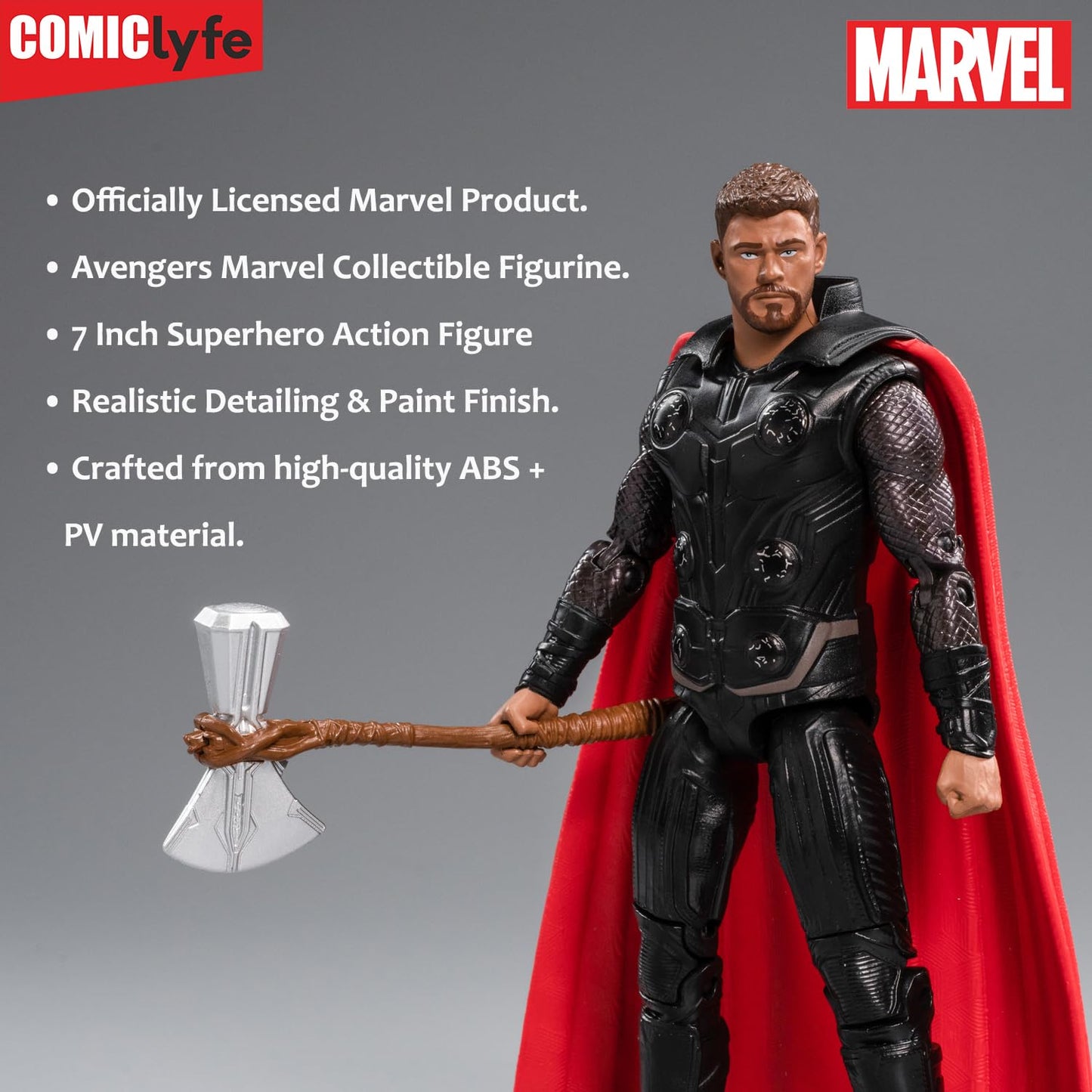 Marvel Thor 7 Inch Superhero Action Figure Toy
