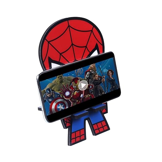 Marvel Avengers Super Hero Spider Man Mobile Stand (Red)