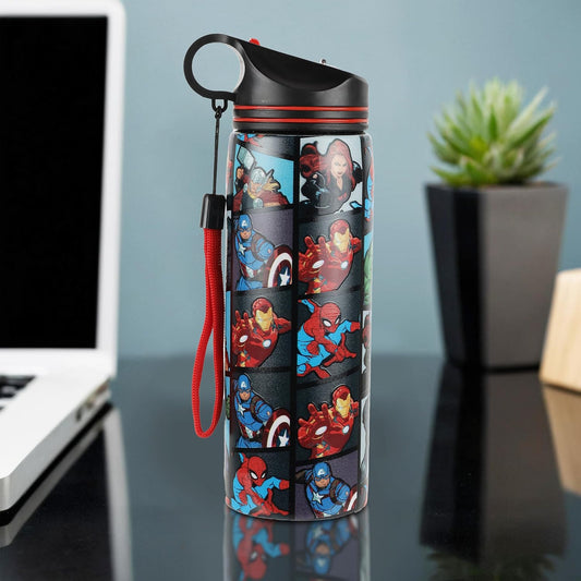 Marvel Avengers Stainless Steel Sipper Water Bottle