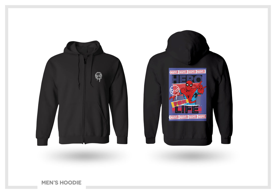 Marvel Black Stylish Hoodies for Adults