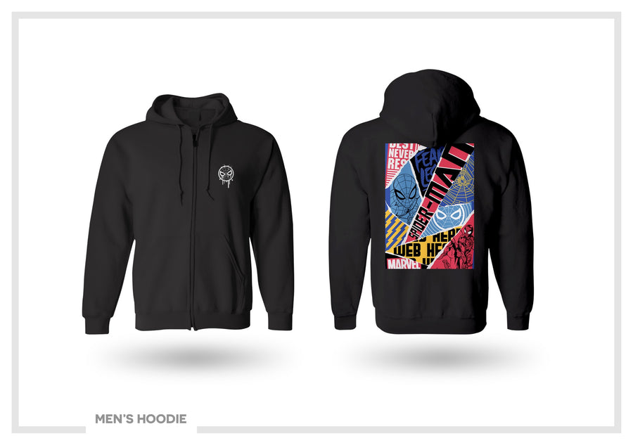 Marvel Black Stylish Hoodies for Adults