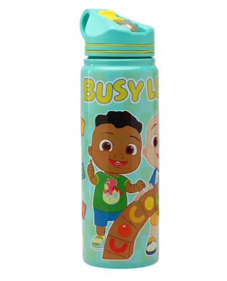 Cocomelon Design Double-Walled Insulated Sipper Water Bottle