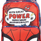 MARVEL Small 18 L Backpack Avengers Spiderman Unisex Kids Reversible School Bag | Yellow, Red and Blue (Blue, Yellow)