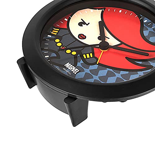 Marvel Alarm Table Clock Analogue Round Shape Alarm Watch Table Clock Small Clock for Study Table