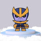 Marvel Avengers Super Hero Thanos Mobile Stand (Purple), Mobile Stand for Desk