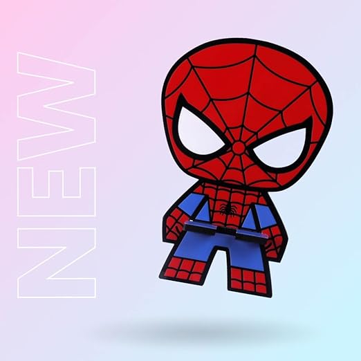Marvel Avengers Super Hero Spider Man Mobile Stand (Red)