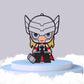 Marvel Avengers Super Hero Thor Mobile Stand (Gray), Mobile Stand for Desk
