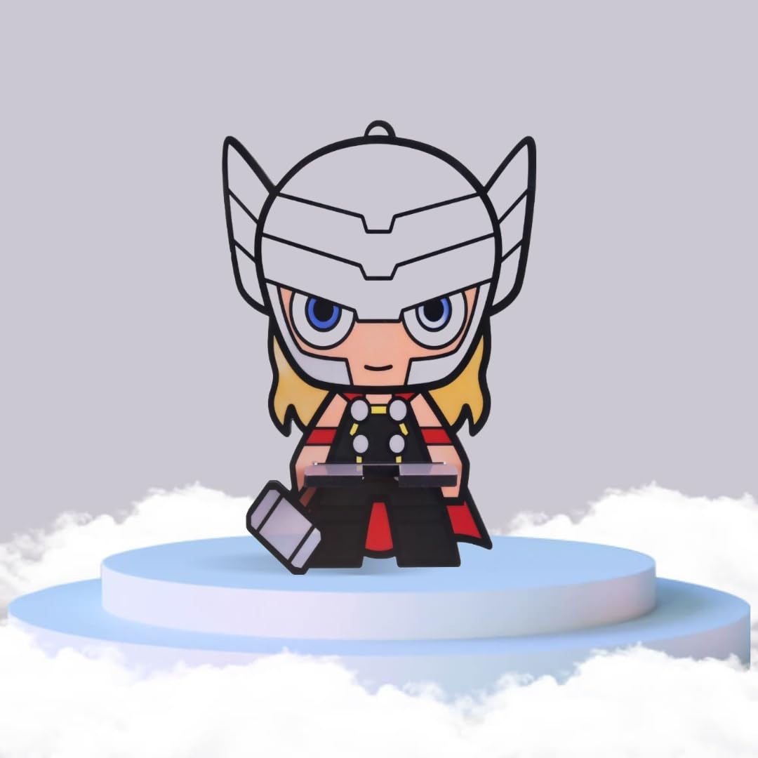 Marvel Avengers Super Hero Thor Mobile Stand (Gray), Mobile Stand for Desk