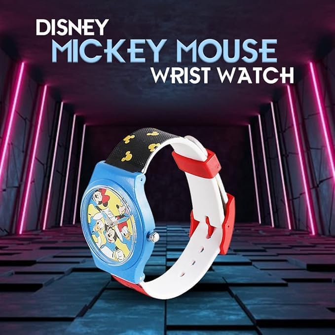 Disney Plastic Mickey Mouse Character  Wrist Watch