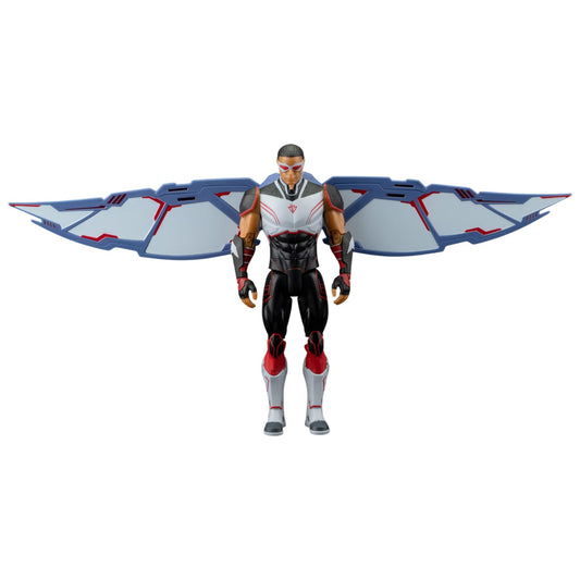 Marvel Falcon 9-Inch Superhero Action Figure Toy, Avengers Collectible Figurine with Detachable Wings
