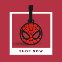 Marvel Avengers Spiderman PVC Luggage Tag | RED | AZ1010