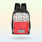 Visit the Disney Store Disney Mickey fun 17 Inch | 22 Ltrs Casual Backpack with Faux Leather Base|Black & Red - AZ151