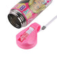 Disney Princess Stainless Steel Sipper Water Bottle for girls, Leak-Proof, BPA-Free Bottle for Girls with Carry Strap – Ideal for School, Picnic, Sports, Travel – 500ml Pink