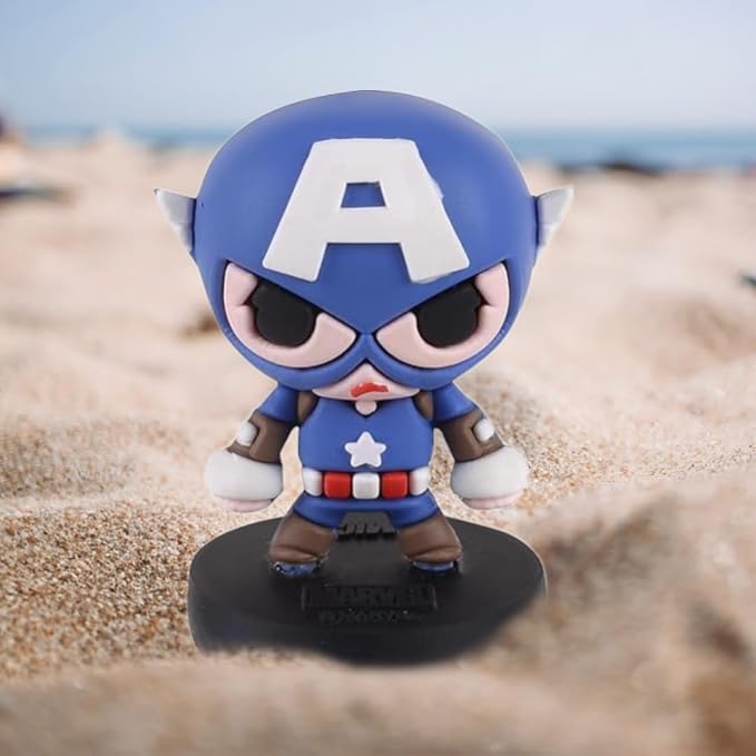 Marvel Avengers Captain America Figuring Toy for car and Decoration for Home | Blue - AZ287