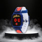 Marvel Spider-Man Kids Digital Watch with LED Display, Metal Body Wrist Watch with Soft Silicone Strap