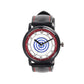 Marvel Captain America Leather Strap Analog Wrist Watch for Men (Black/Blue/Red) | AZ352