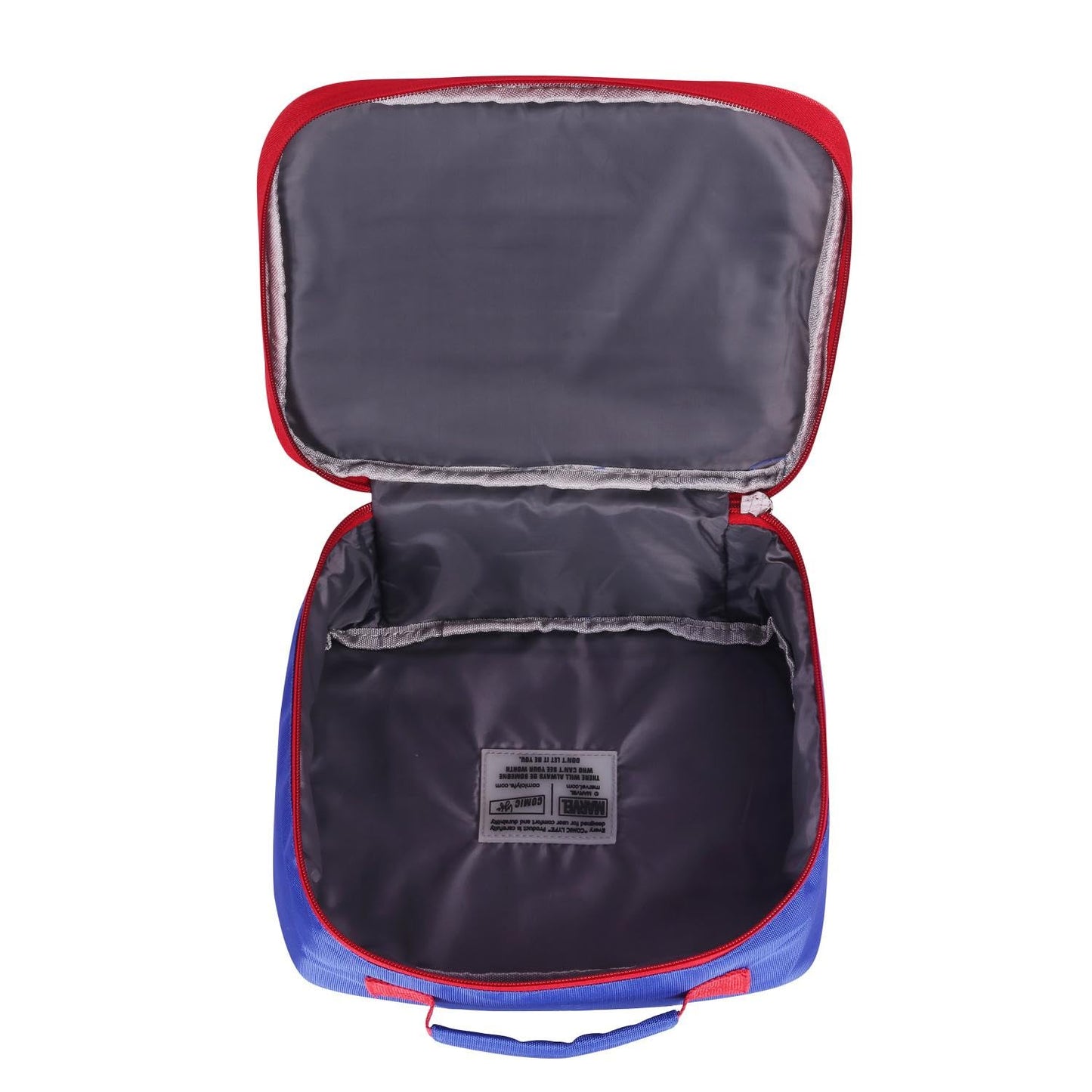 Marvel Spider-Man Insulated Lunch Bag for Kids | Leak-Proof, Durable, Lightweight Portable Tiffin & Storage Bag for School, Office, College & Travel – 5 Litre, Red & Blue