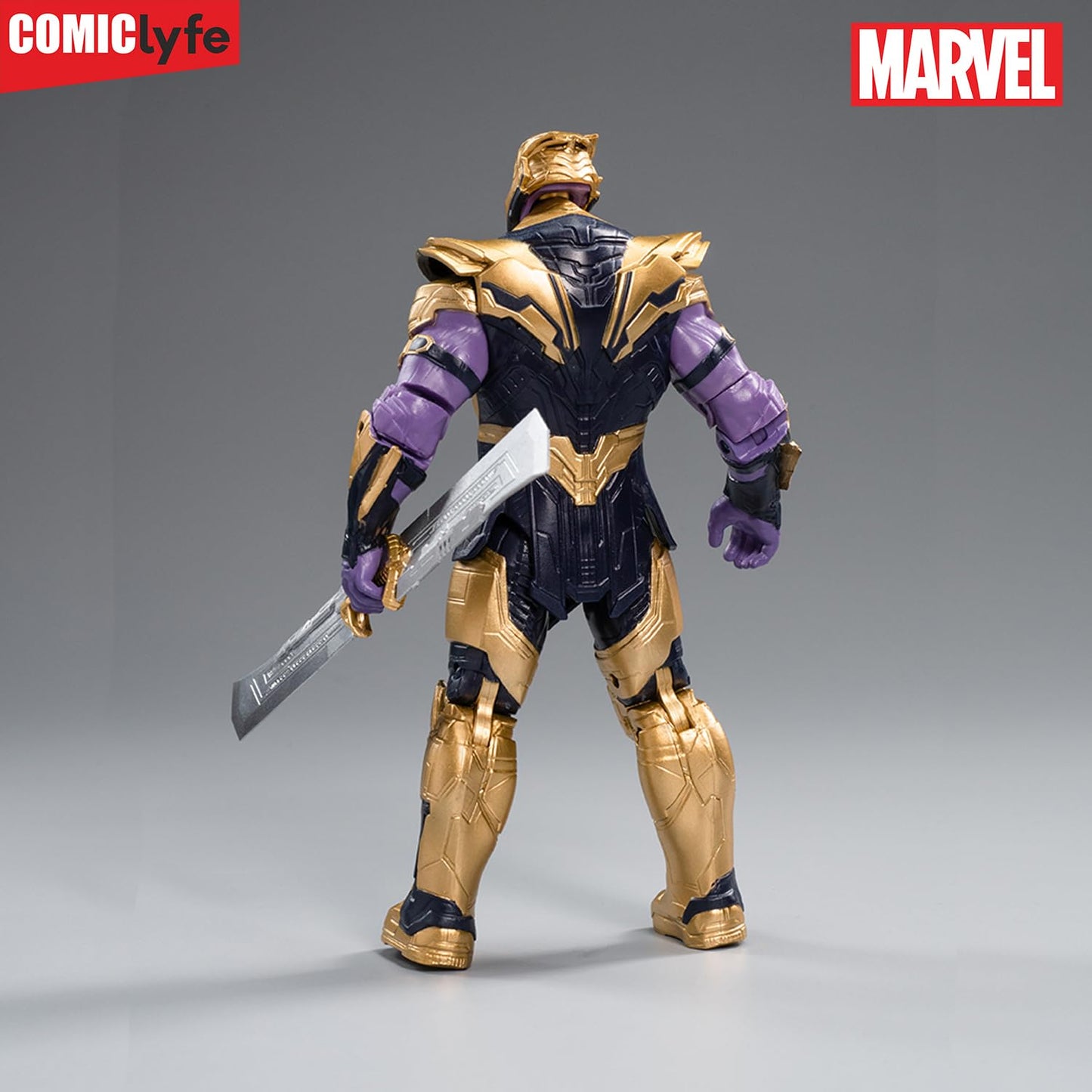 Marvel Thanos 7-Inch Superhero Action Figure Toy | Marvel Avengers Collectible Figurine