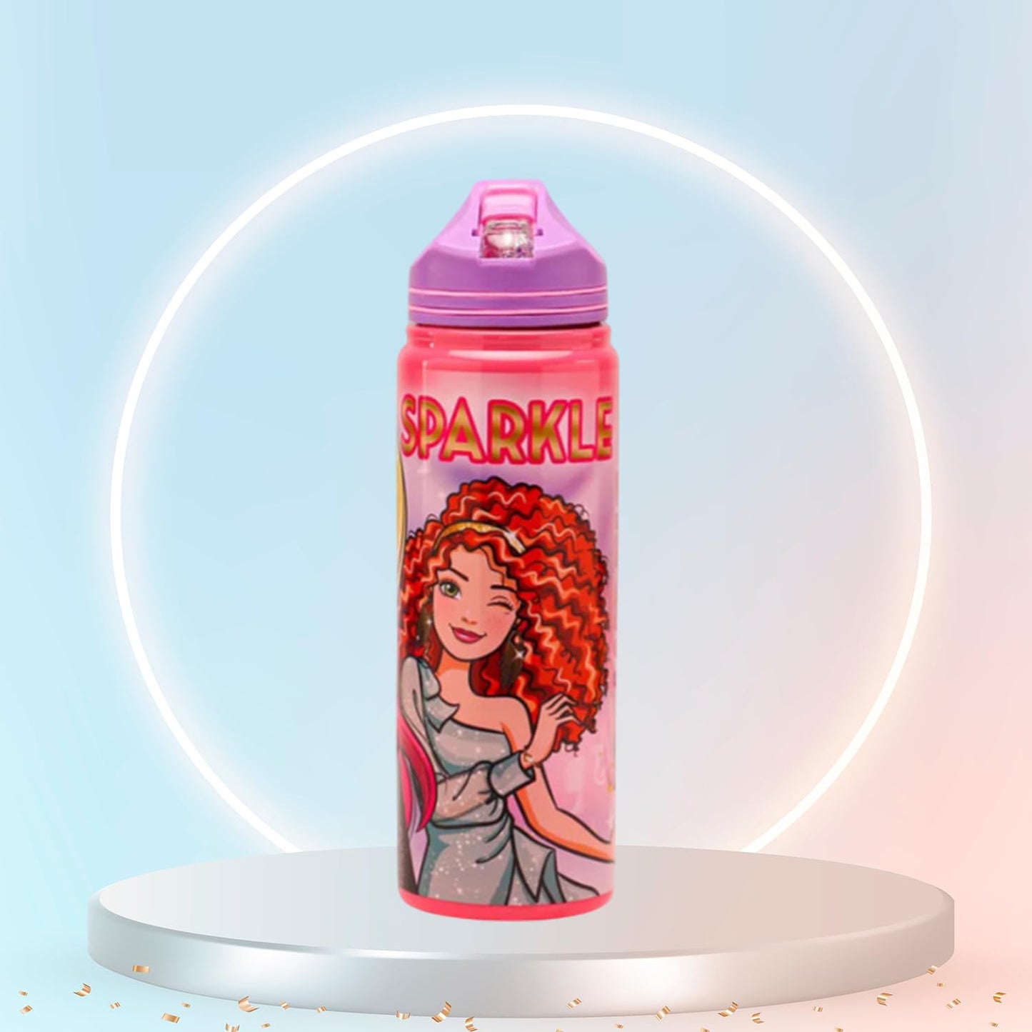 Barbie Double Wall Sipper Water Bottle for Kids & Adults