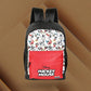 Visit the Disney Store Disney Mickey fun 17 Inch | 22 Ltrs Casual Backpack with Faux Leather Base|Black & Red - AZ151