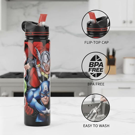 Marvel Avengers Stainless Steel Water Bottle