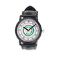 Marvel Hulk Leather Strap Analog Wrist Watch for Men (Black/Green) | AZ353