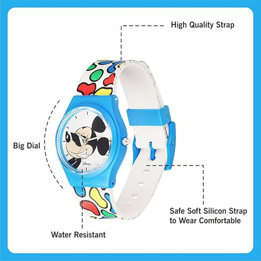 Disney Mickey Mouse Kids Watch | Blue & White