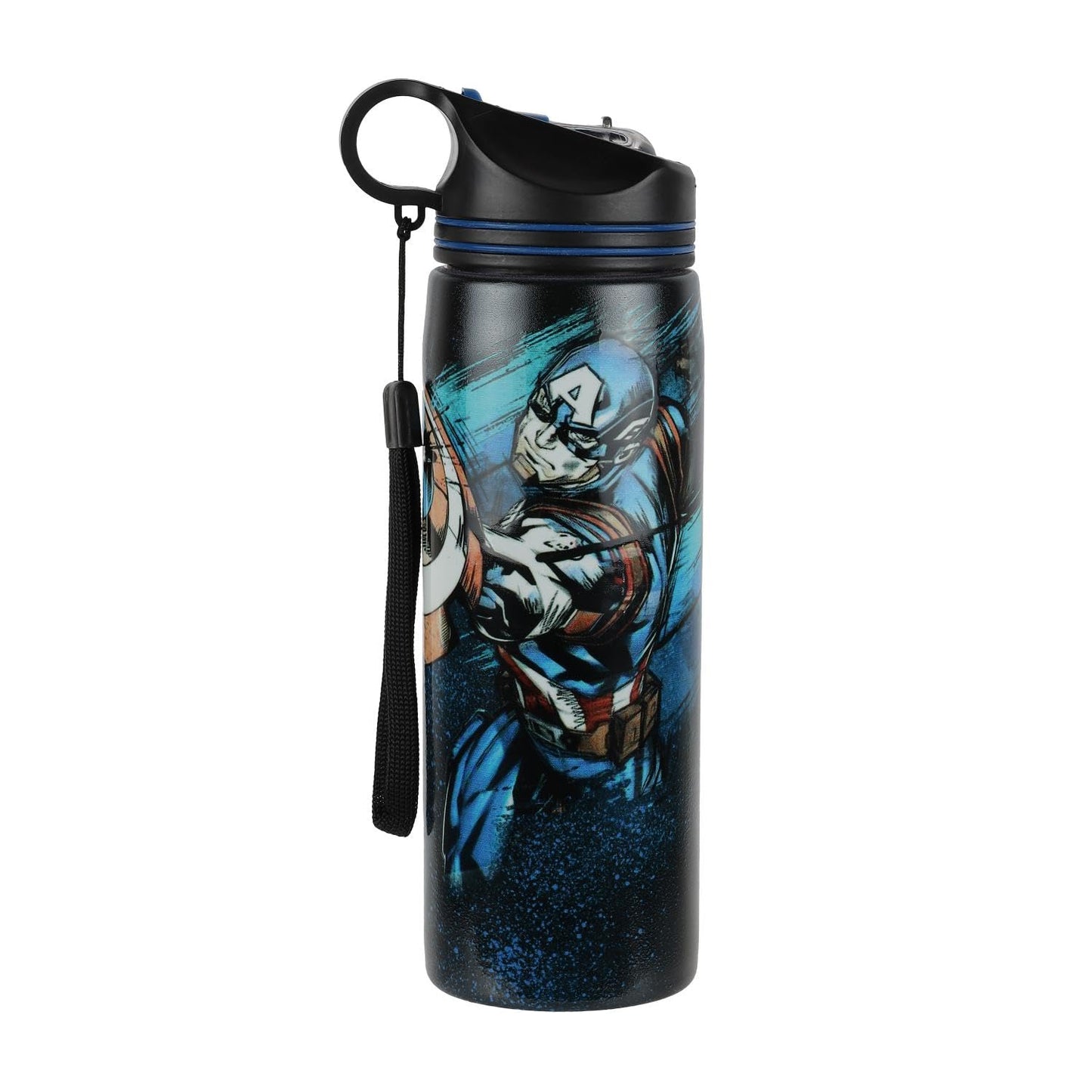 Marvel Captain America 700ml Stainless Steel Water Bottle