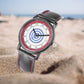 Marvel Captain America Leather Strap Analog Wrist Watch for Men (Black/Blue/Red) | AZ352