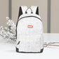 Marvel Avengers Super Hero 17 Inch Casual Backpack School & Sports Bag, White & Grey With Faux Leather Base For Women & Men Boys & Girls
