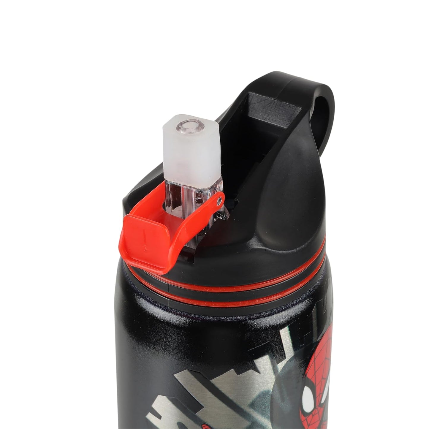 Marvel Spider-Man Stainless Steel Water Bottle for Kids, Leakproof Sports Sipper Bottle with Flip Top Lid, BPA-Free Reusable Drinking Bottle for School, Travel, Gym & Outdoor Use 500ml