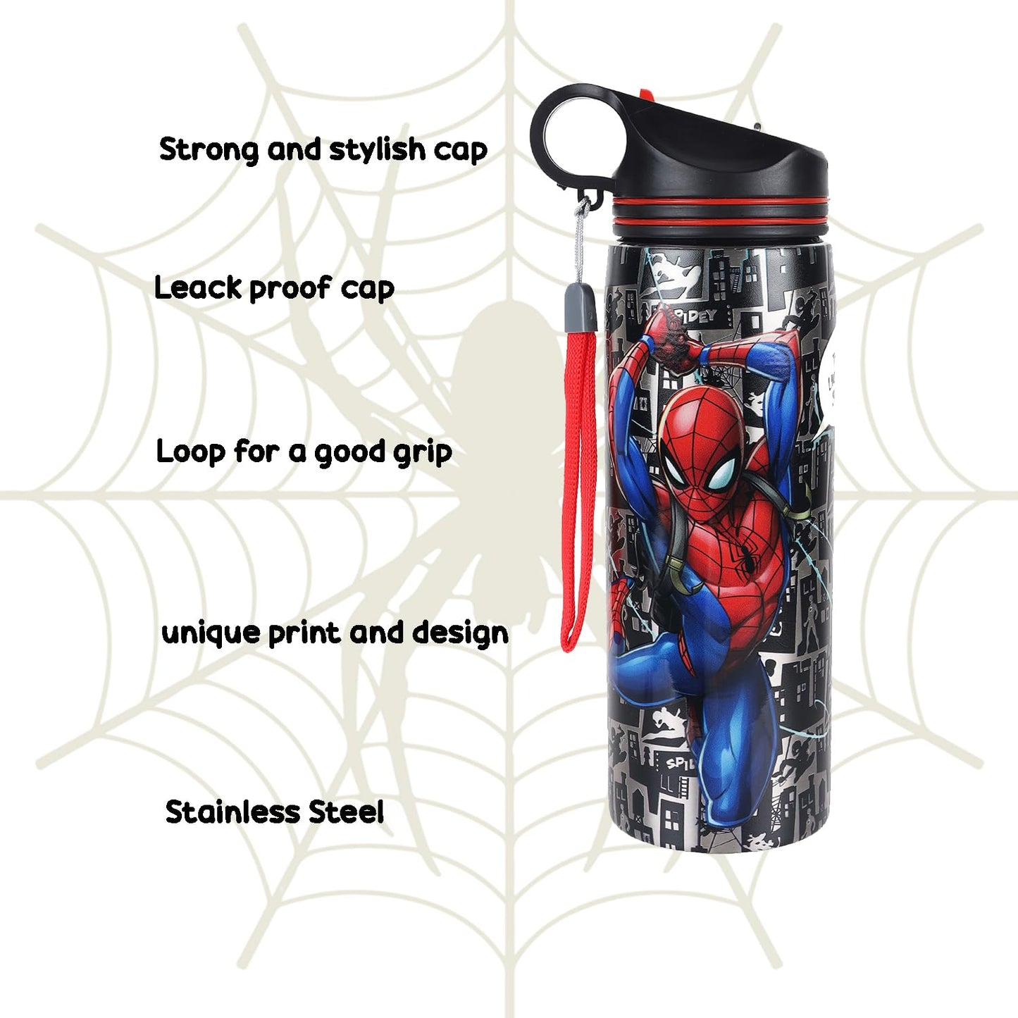 Marvel Avengers Stainless Steel Sipper Water Bottle