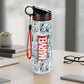 Marvel Official Comic Edition Stainless Steel Water Bottle | 750ml Leakproof BPA-Free Sipper Bottle with Bold Logo & Comic Print | Gym, Office, School & Travel