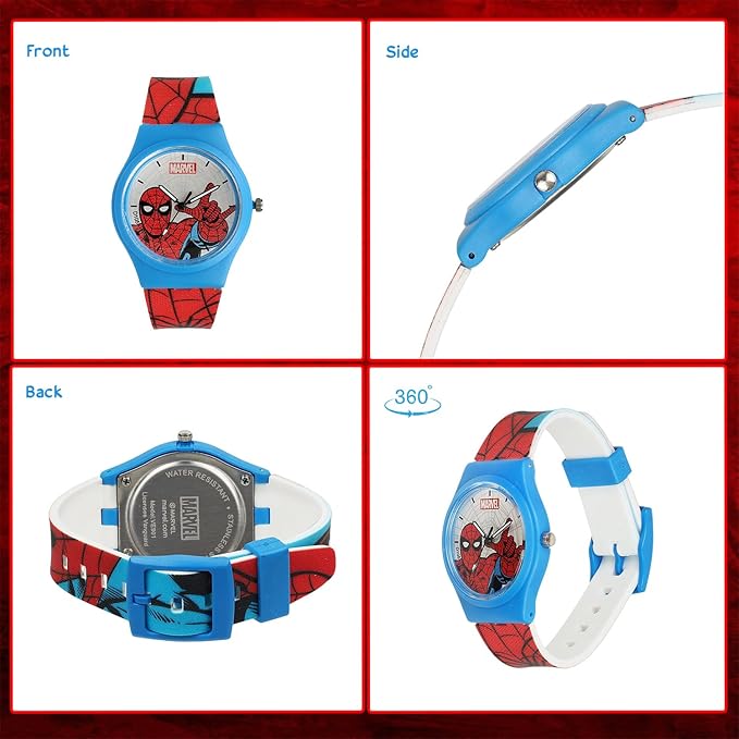 Marvel Spider Man Kids Analog Wrist Watch for Boys