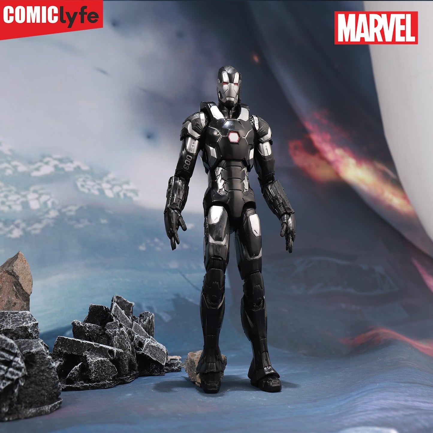 Marvel War Machine Action Figure Toy (7 Inch )