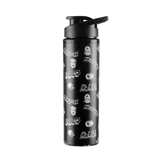 Marvel Superheroes Face Black Sipper Water Bottle