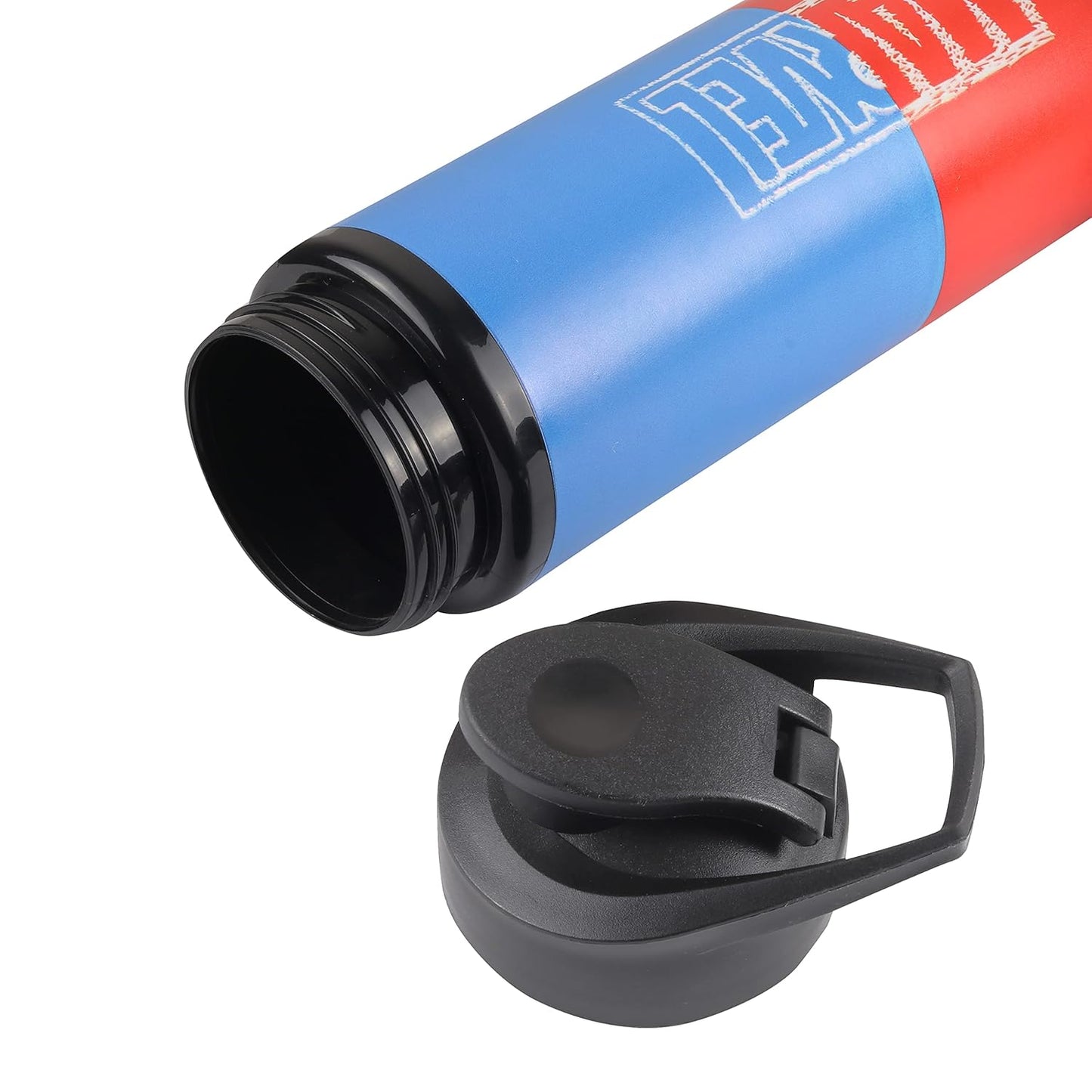 Marvel Blue & Red Stainless Steel Water Bottle-750ml