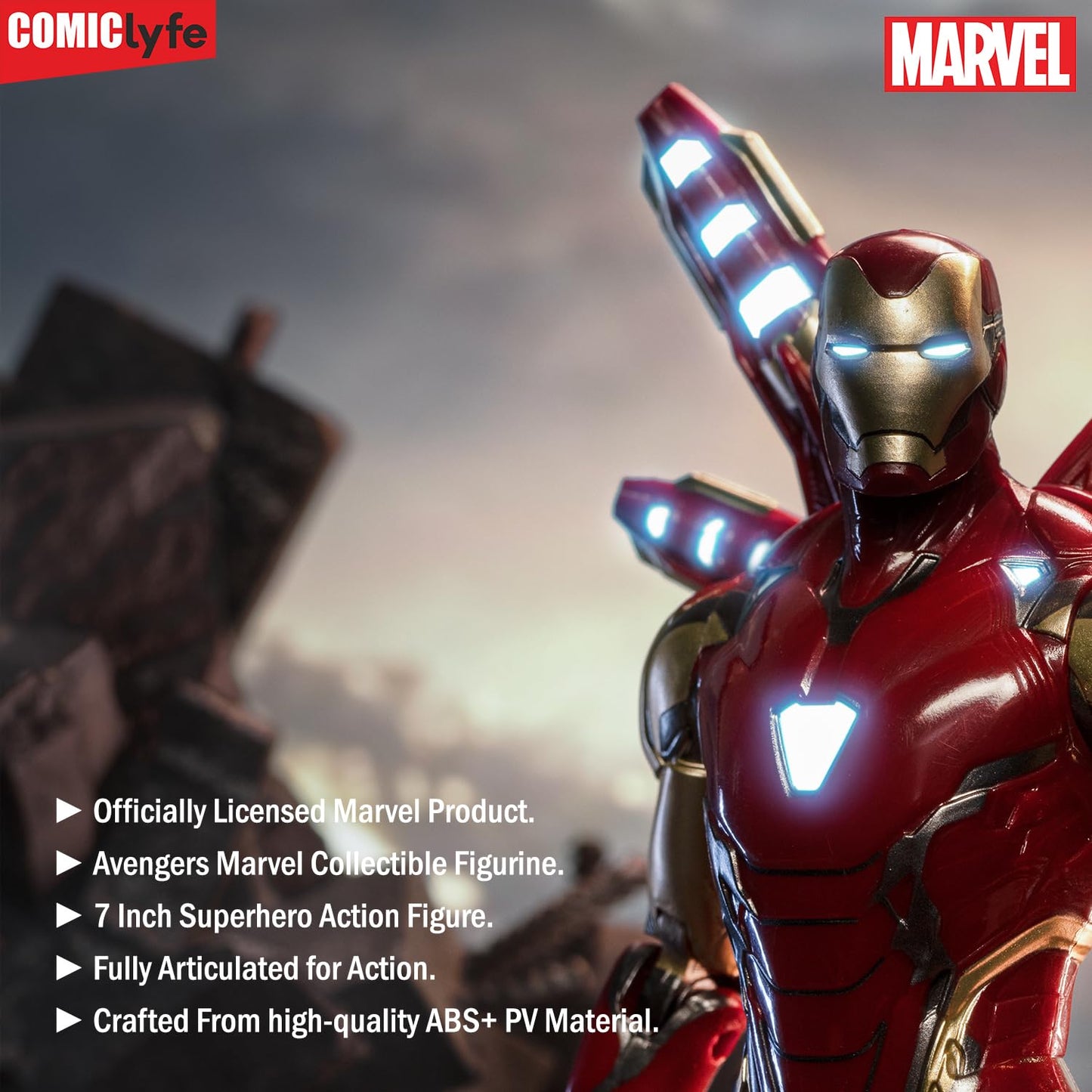 Marvel Iron Man MK85  Action Figure Toy [7 Inch]
