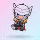 Marvel Avengers Super Hero Thor Mobile Stand (Gray), Mobile Stand for Desk