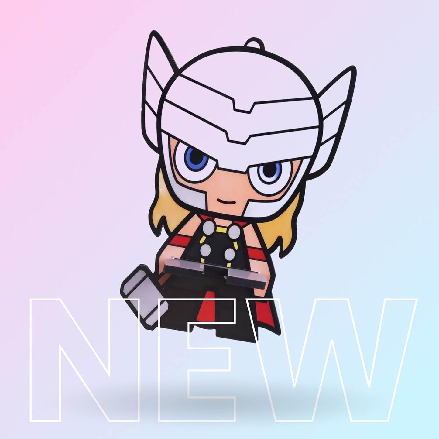 Marvel Avengers Super Hero Thor Mobile Stand (Gray), Mobile Stand for Desk