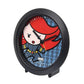 Marvel Alarm Table Clock Analogue Round Shape Alarm Watch Table Clock Small Clock for Study Table