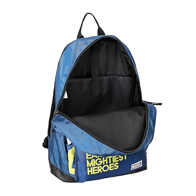 Marvel Avengers 17 Inch | 22 Ltrs Casual Backpack with Faux Leather Base