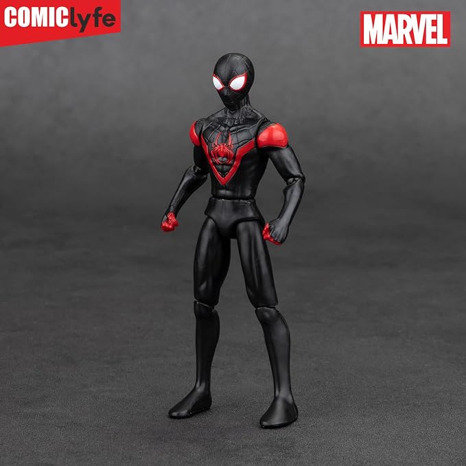 Marvel Miles Morales  Spider Universe Superhero Action Figure Toy [4 Inch]