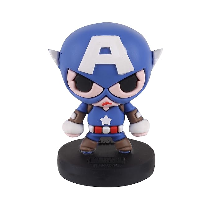 Marvel Avengers Captain America Figuring Toy for car and Decoration for Home | Blue - AZ287