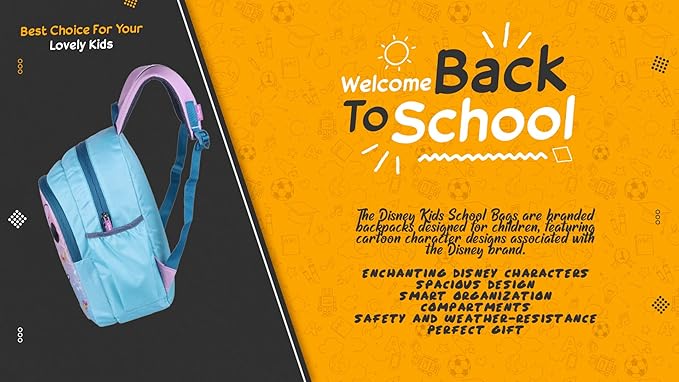 Disney Kids School Bag Soft Plush Backpacks
