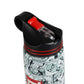 Marvel Official Comic Edition Stainless Steel Water Bottle | 750ml Leakproof BPA-Free Sipper Bottle with Bold Logo & Comic Print | Gym, Office, School & Travel