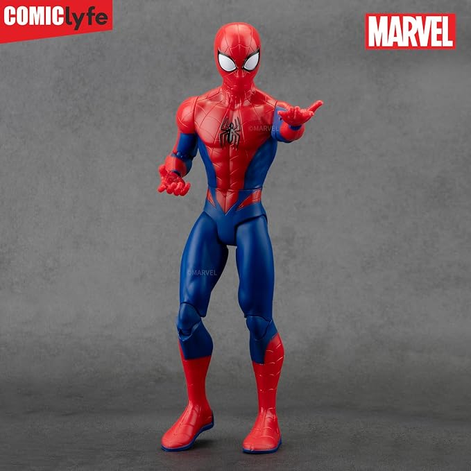 Marvel Classic Spider-Man Action Figure Toy | Avengers Marvel Collectible Figurine [9 Inch]